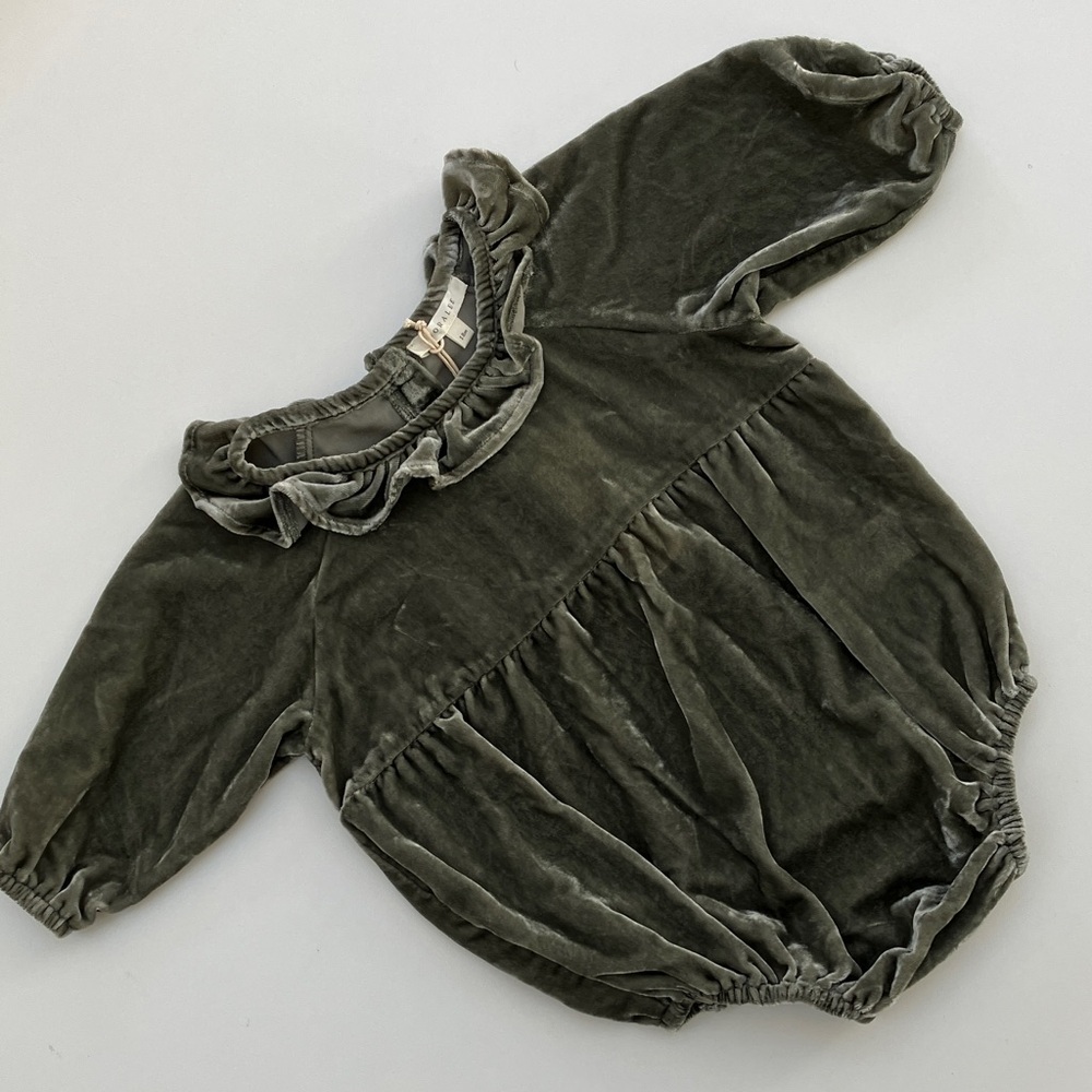 Rylee & Cru (Noralee) Velvety Bubble Romper